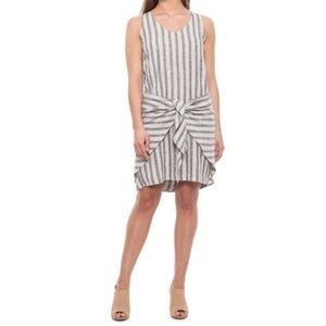 Drew BLACK tie front dress NWT